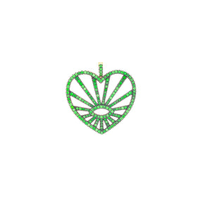 Collier Saint Tropez Or Rose et Tsavorites