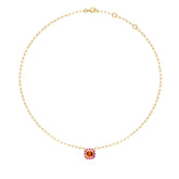 Collier Stella Grenat et Diamants