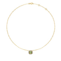 Collier Stella Saphir Vert et Diamants