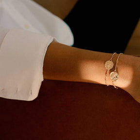 Bracelet Compass Coin