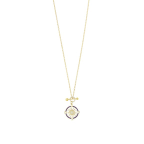 Compass Lapis Halskette