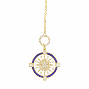 Compass Lapis Halskette