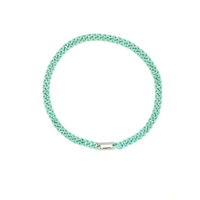 Collier Cuban Sky Or Blanc