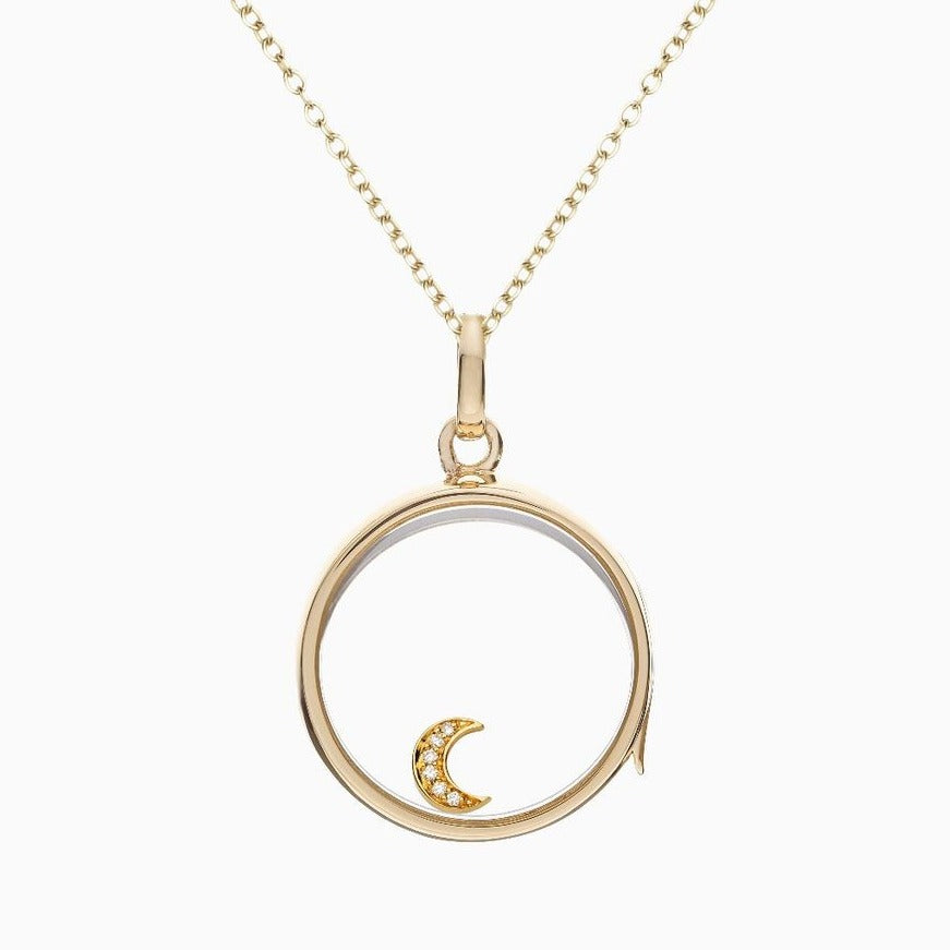 Moon Diamant Charm