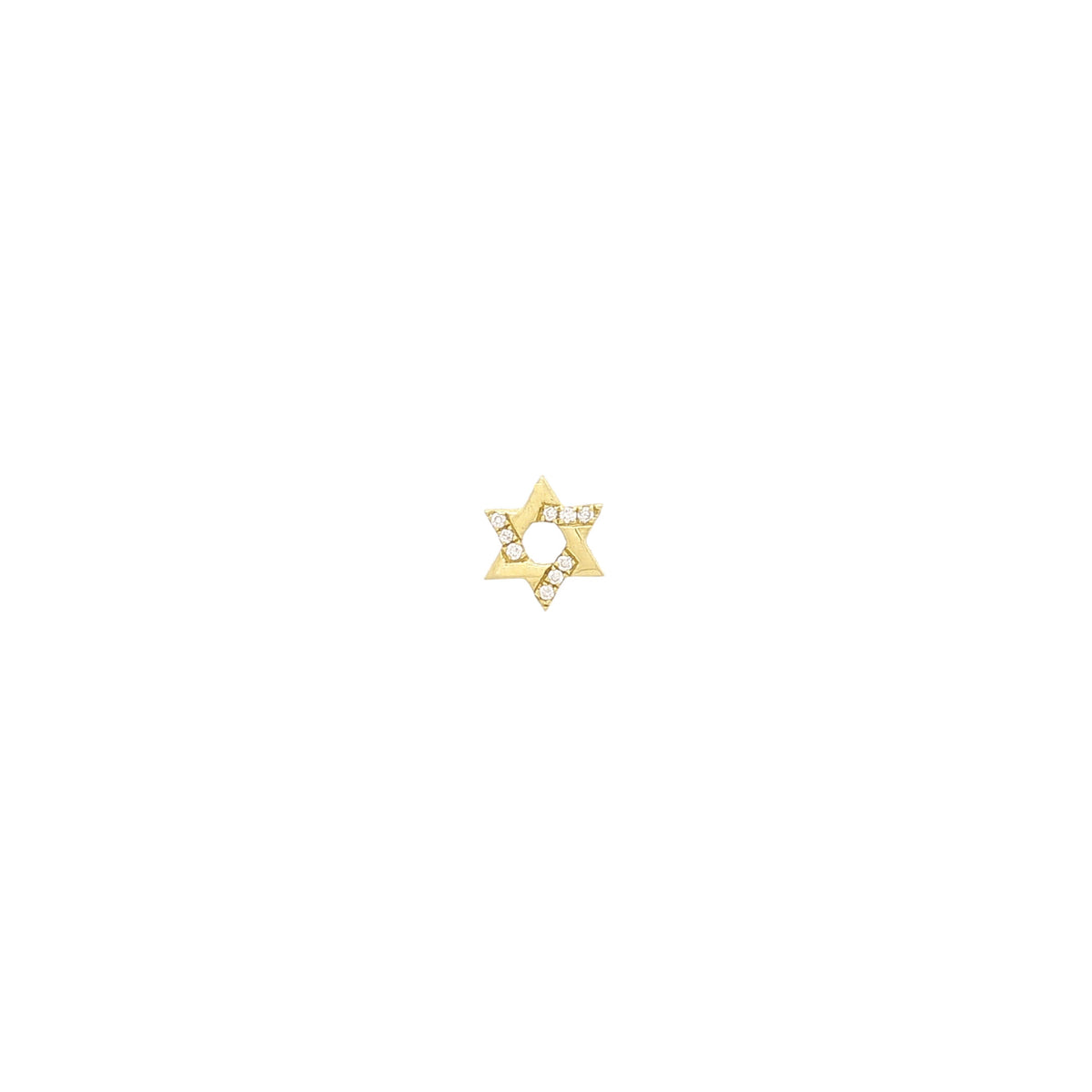 Star of David Diamant Charm