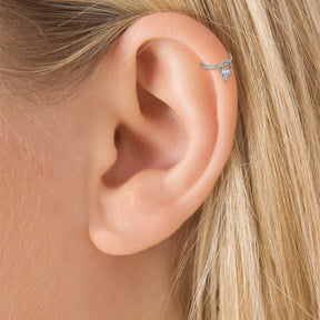 Charm Trillion Diamants Or Blanc