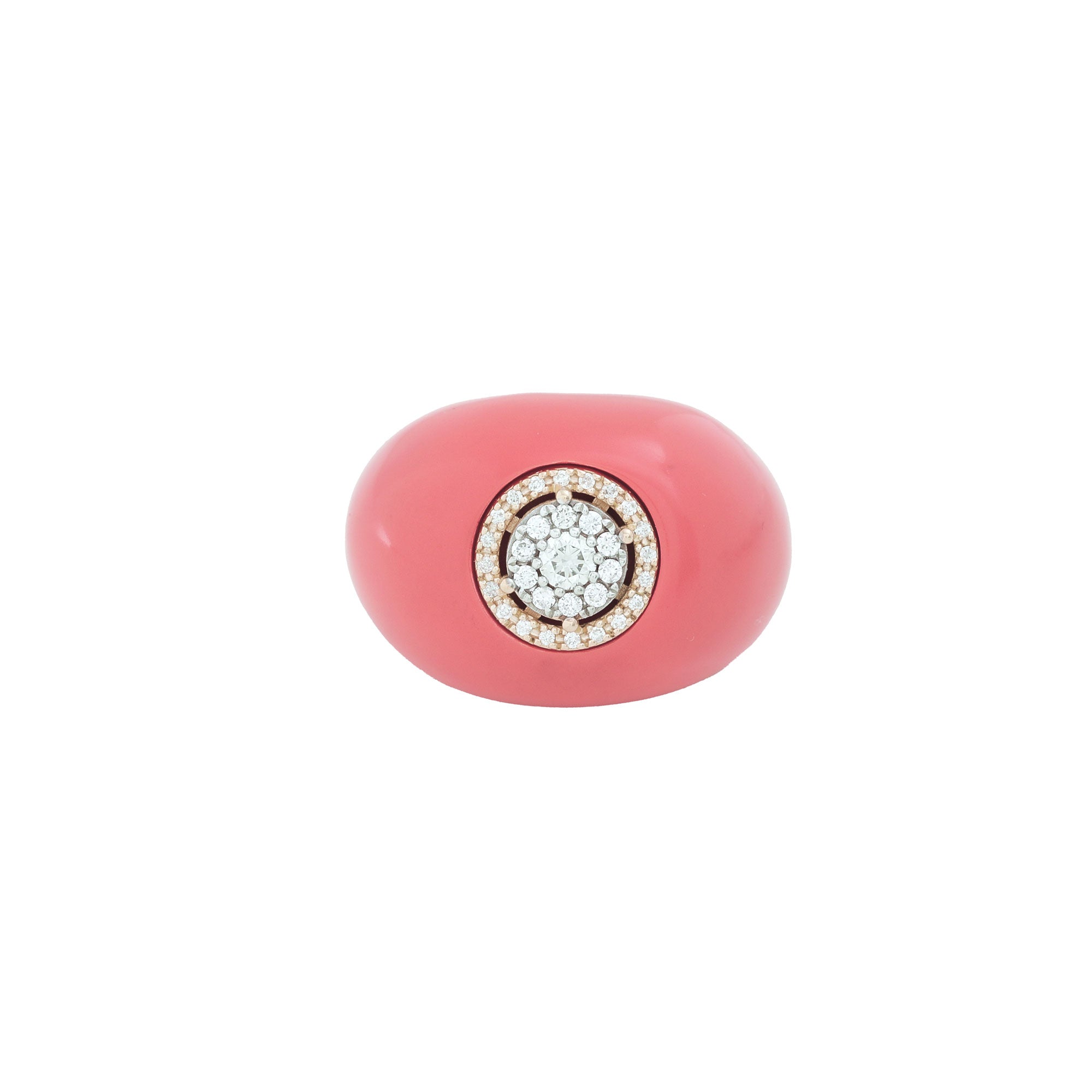 Bague Dome Coral