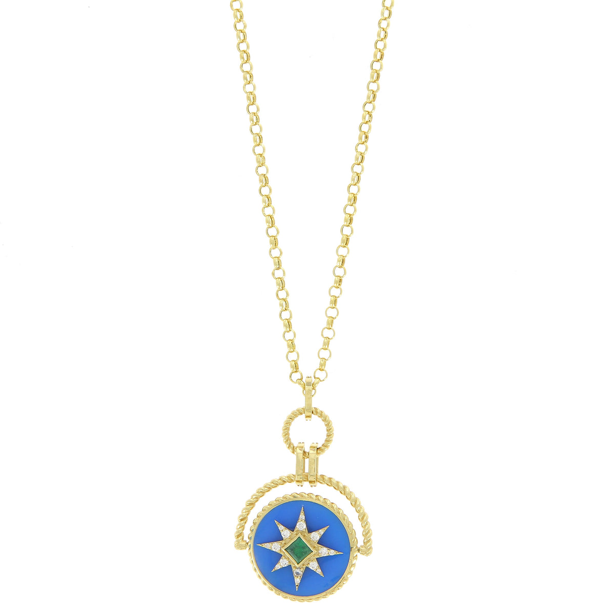 Collier Double Sided Spin Pendant
