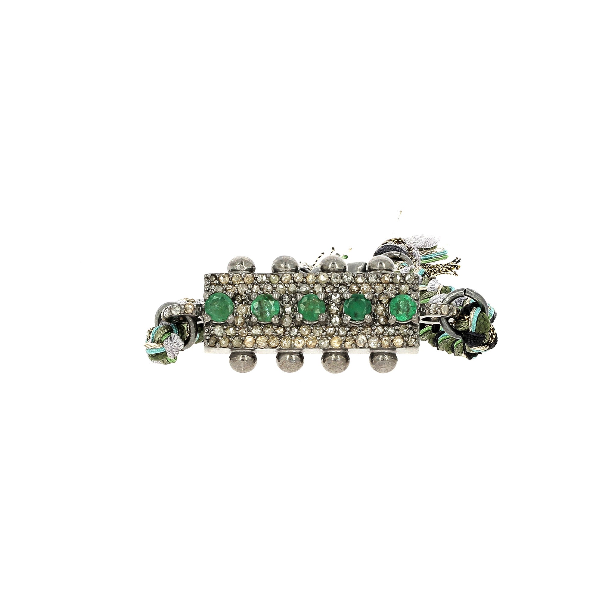 Diamantarmband im Smaragd- und Rosenschliff