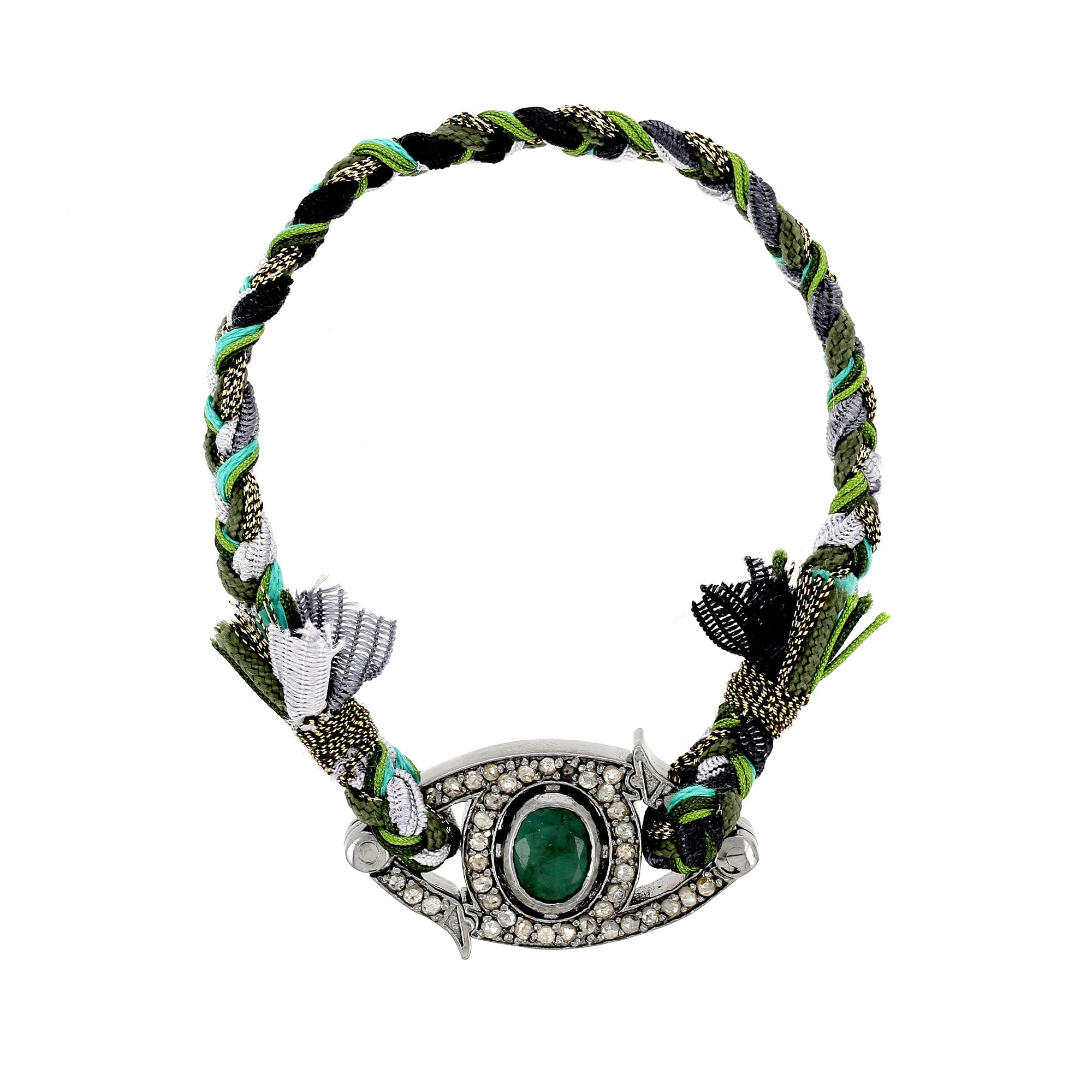 Emerald Clasp Bracelet