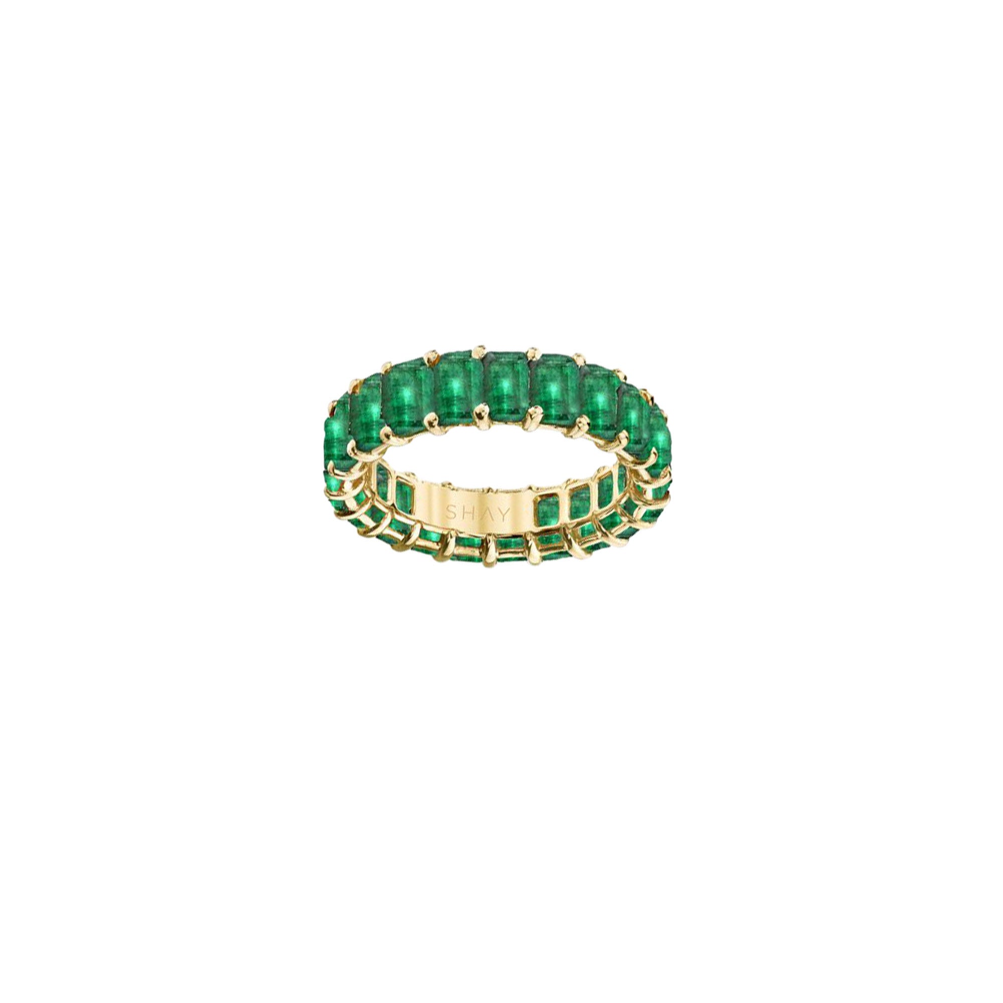 Emerald Eternity Band Ring