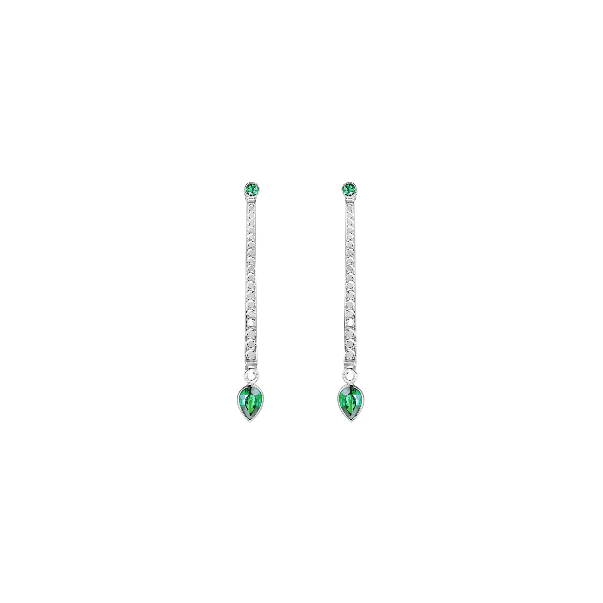 Emerald Point Earrings