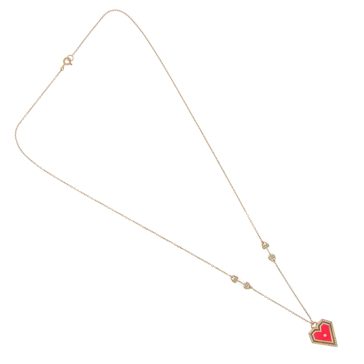 Collier Amulette Coeur