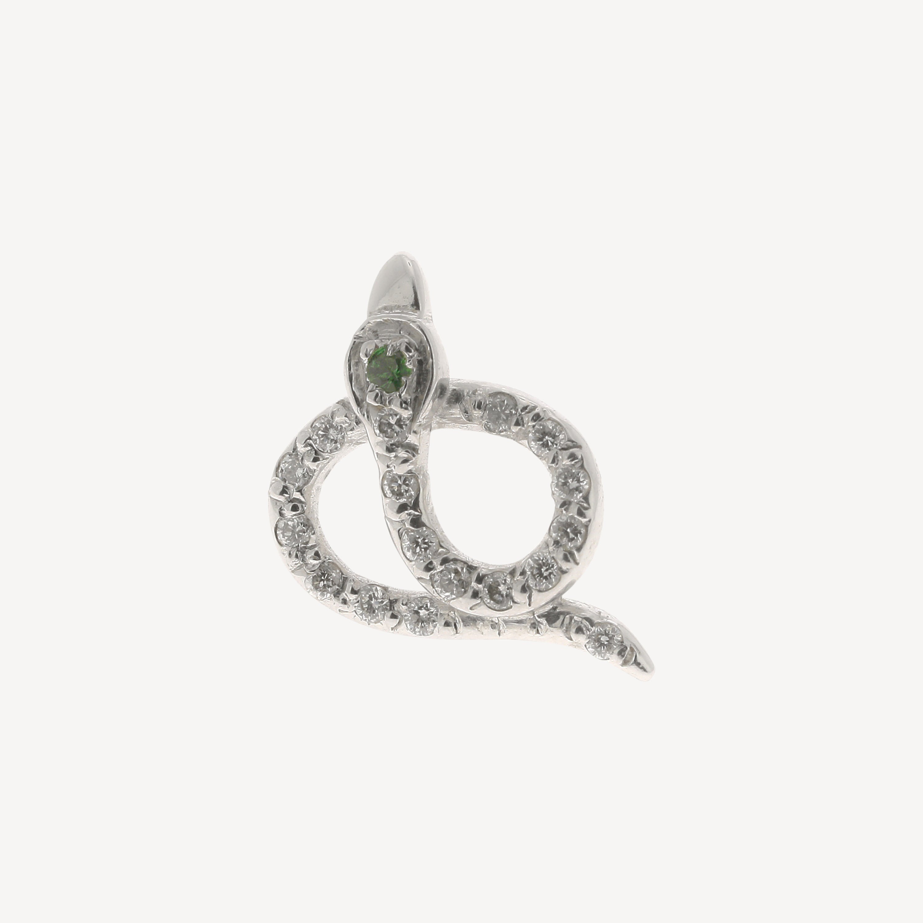 Boucle d'oreille Serpent