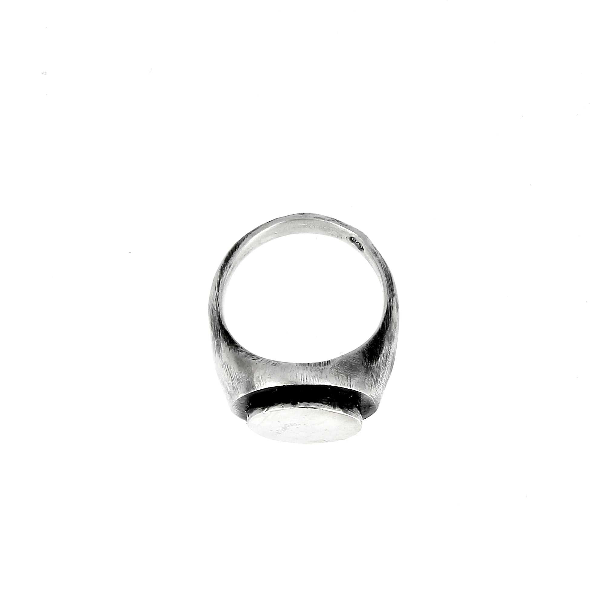 Round Stacked Signet Ring