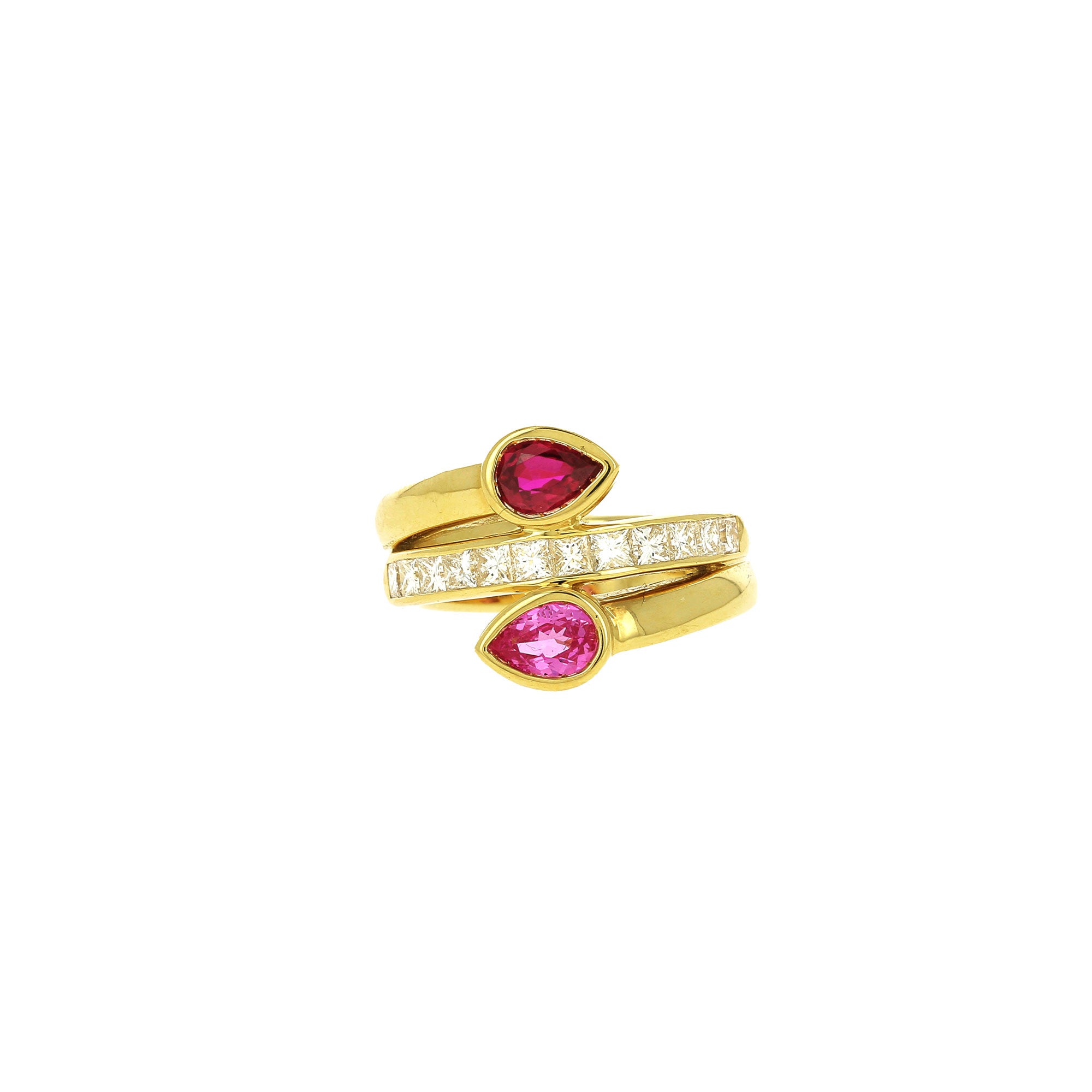 Le Circle Serpent Ruby Ring