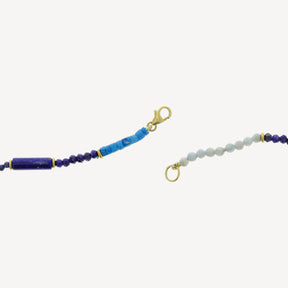 Collier Light Turquoise and Lapis