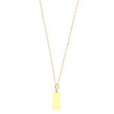 Collier Mango Gemmy Bear Or Jaune
