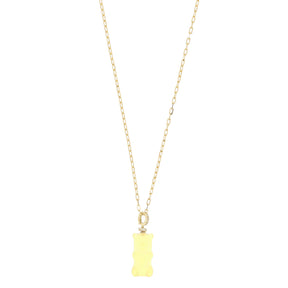 Collier Mango Gemmy Bear Or Jaune