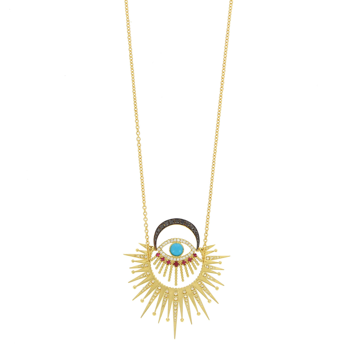 Maxi Luminous Evil Eye Halskette