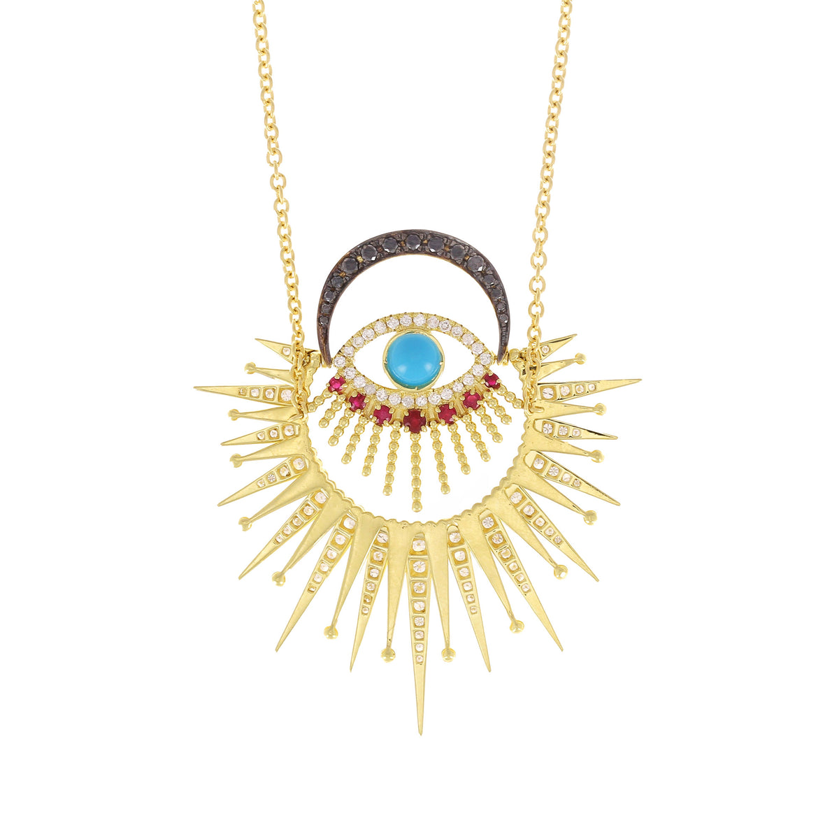 Maxi Luminous Evil Eye Halskette