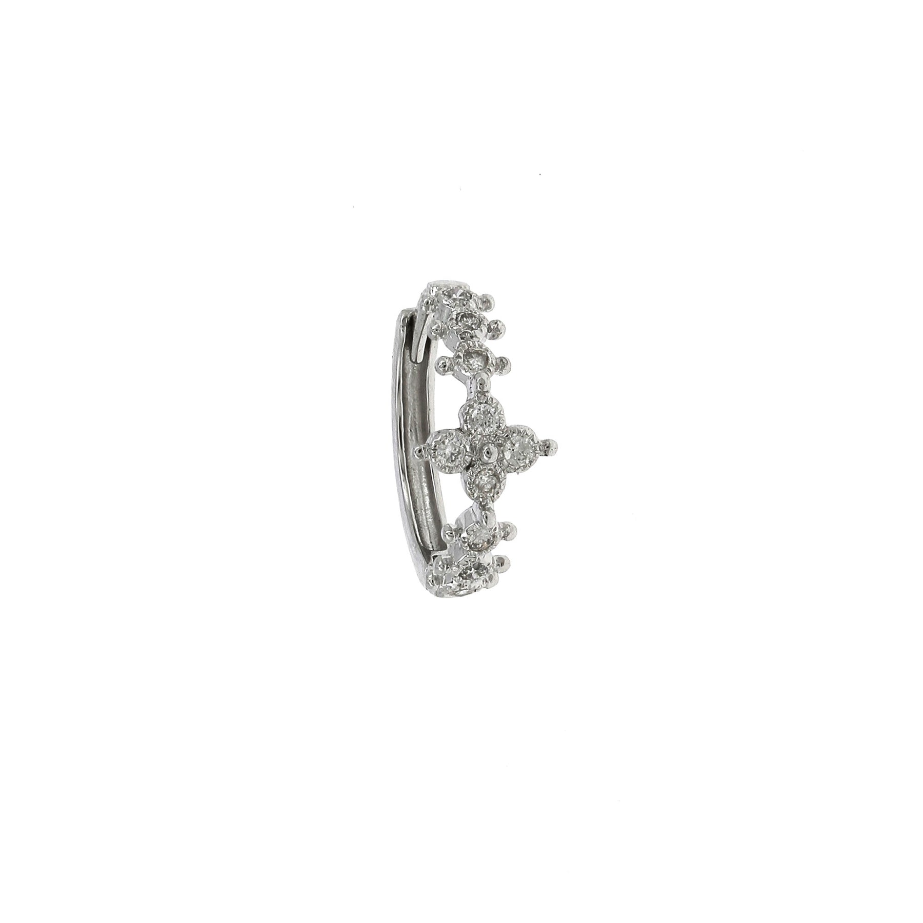 Boucle d'oreille Mini Darling Flower Or Blanc