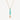 Neongrüne Mini-Tropfen-Halskette