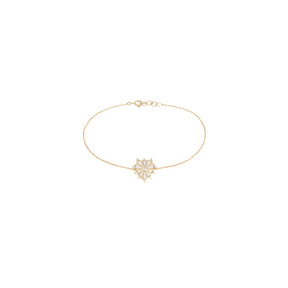 Bracelet Mini Mila Coeur Email Blanc