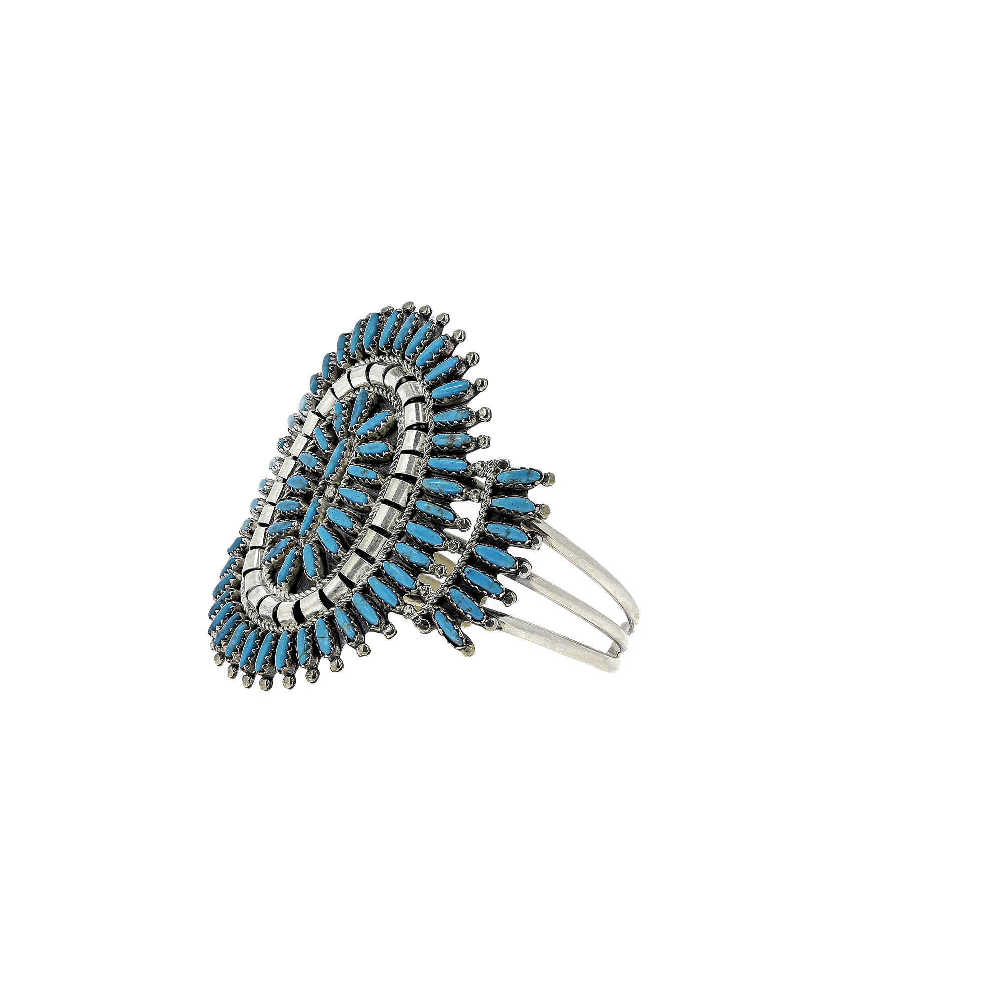 Needle Turquoise Zuni Bracelet