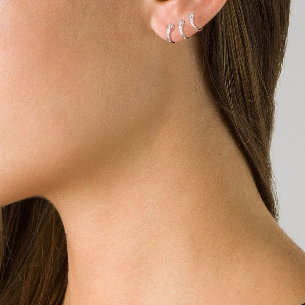 Bo Spicy Or Blanc - Vanessa de Jaegher - Boucles d’oreille pour femme - Mad Lords