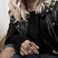 Bague Sunday Corne Noire - Bagues pour femme - Pascale Monvoisin - Mad Lords