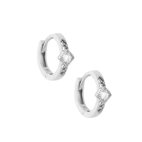 Boucle D’Oreille Indiana Or Blanc - Vanessa de Jaegher - Boucles d’oreille pour femme - Mad Lords