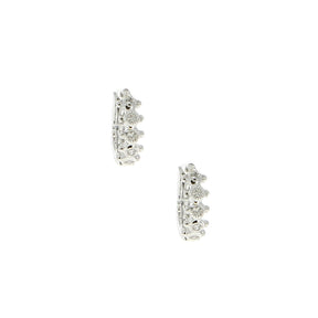 Boucle D’Oreille Mini Miss Darling Or Blanc - Vanessa de Jaegher - Boucles d’oreille pour femme - Mad Lords