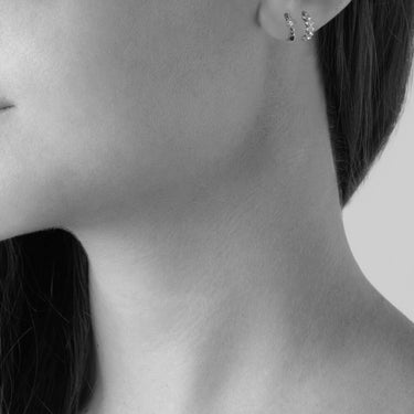 Boucle D’Oreille Mini Miss Darling Or Blanc - Vanessa de Jaegher - Boucles d’oreille pour femme - Mad Lords