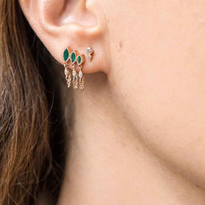 Boucle D’Oreille Emerald Marquise - Céline D'Aoust - Boucles d’oreille pour femme - Mad Lords
