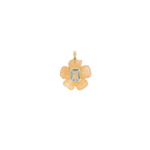 Carnelian and Topaz Flower Pendant