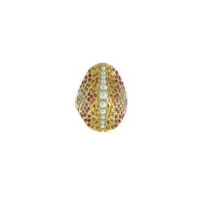 Bague Poisson Arc-en-Ciel