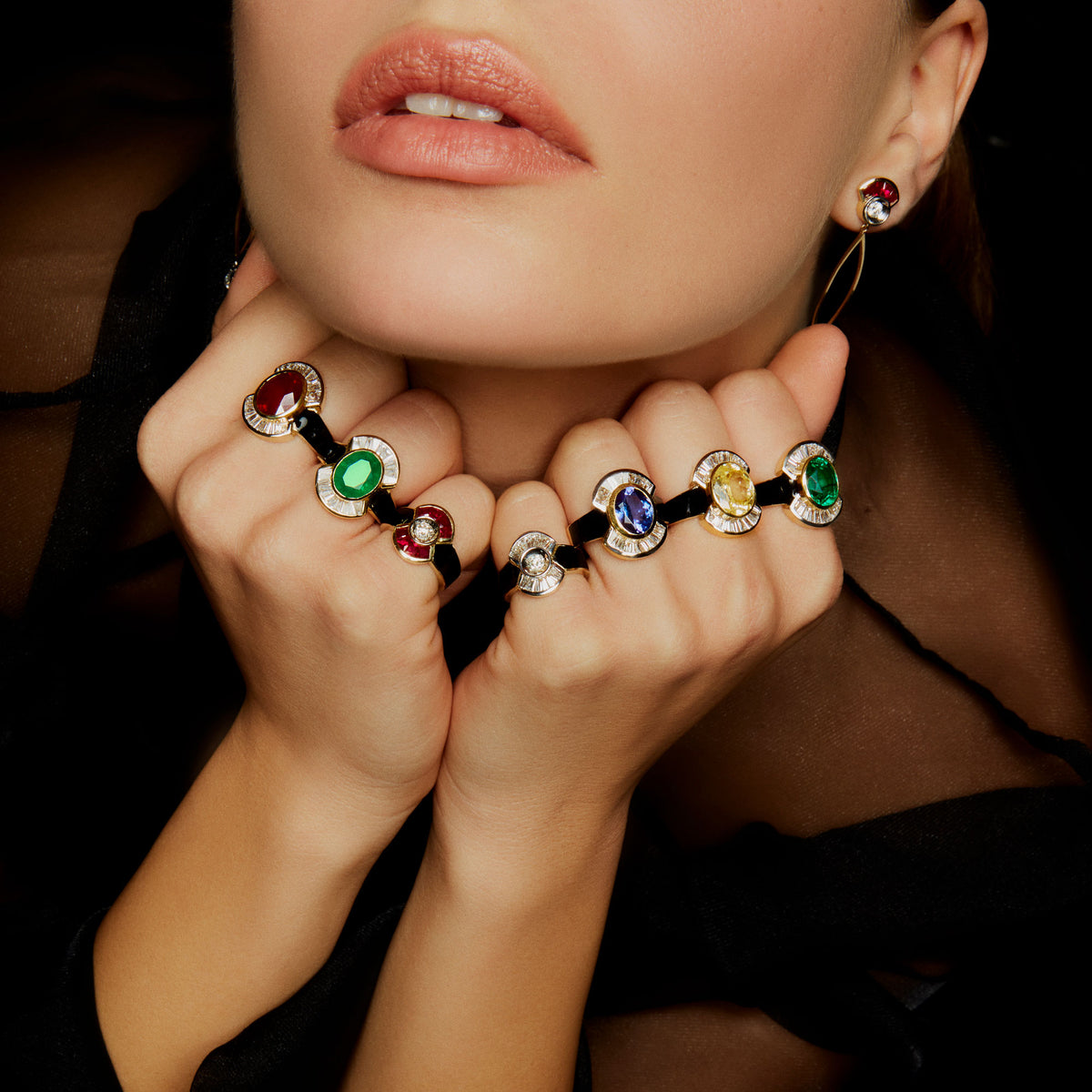 Reflection Citrin Diamant Ring
