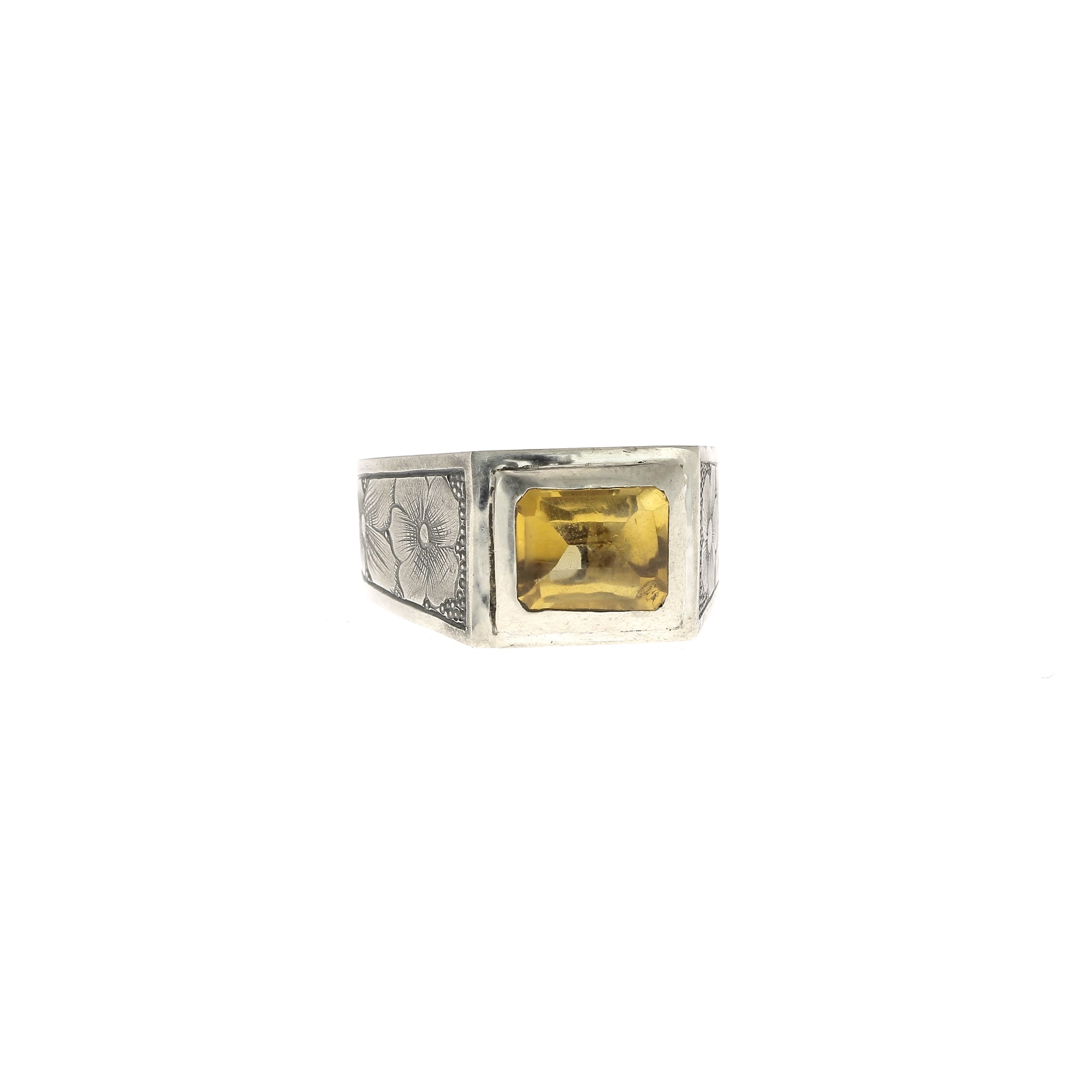 Signet Ring with Citrine