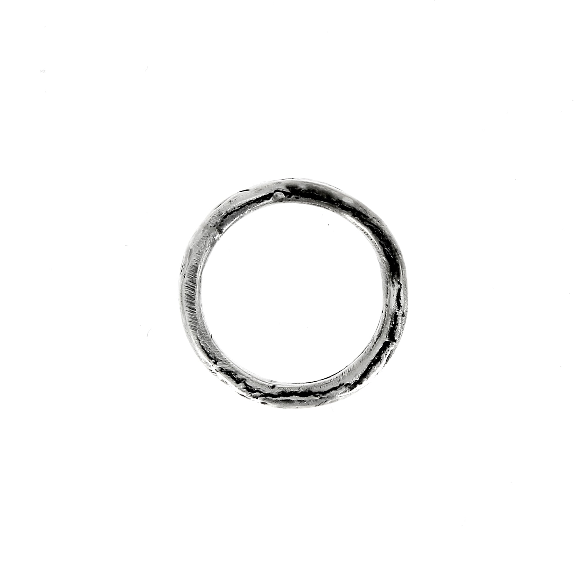 Simple Hammered Ring
