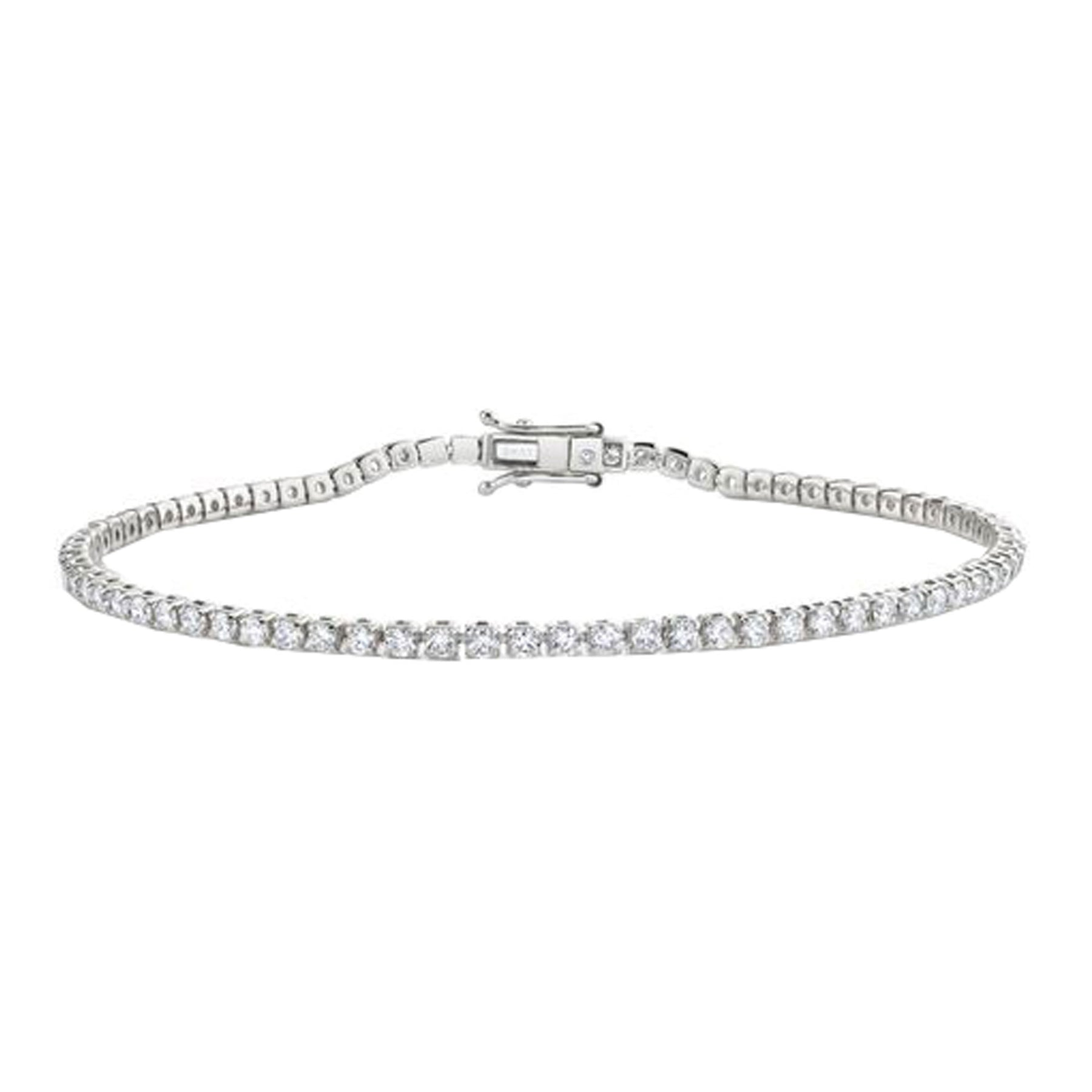 Single Line Diamond Thread Bracelet