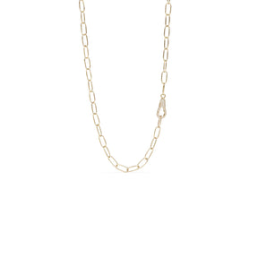 Chaîne Or Jaune Small Diamond Hook