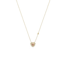 Collier Small Mila Coeur Email Blanc