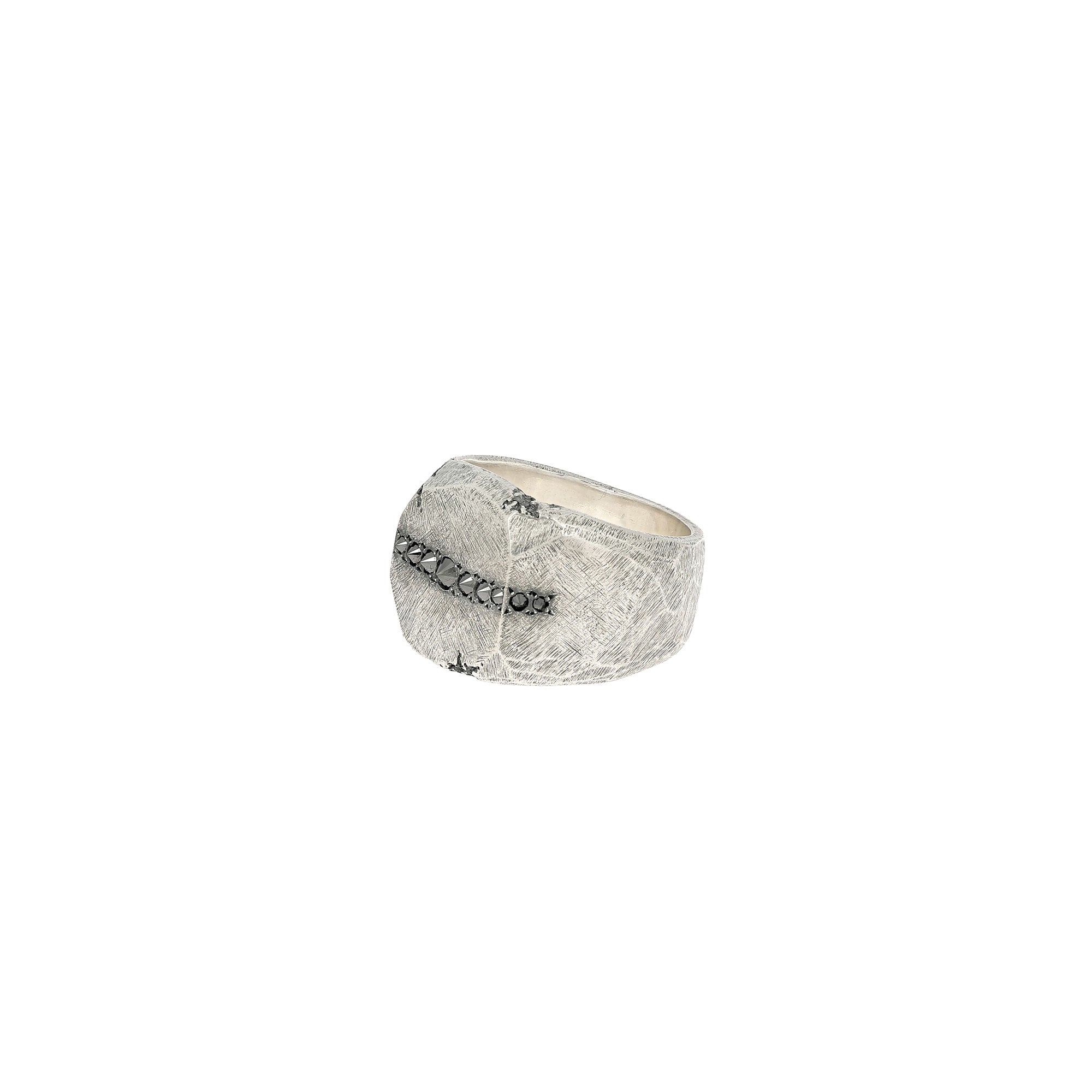 Spikes Signet Ring