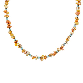 Spiny and Turquoise Necklace