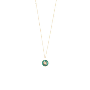 Collier Splash with Malachite