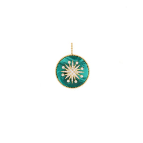Collier Splash with Malachite