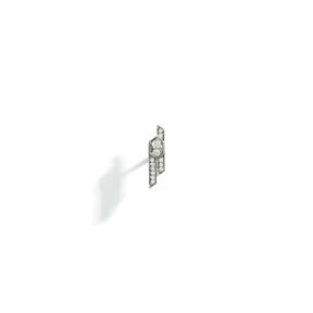 Anyway Versetzt Diamanten Stud