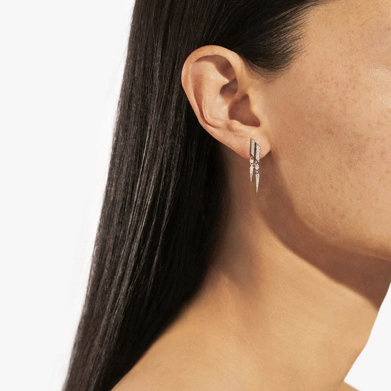 Anyway Doppeltropfen Diamanten Stud