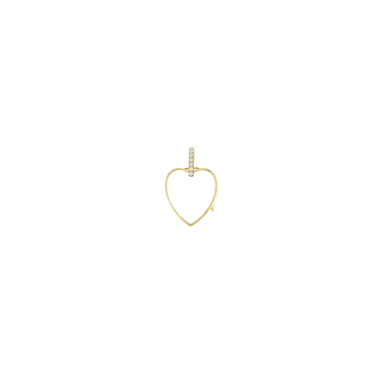 Amate Heart Locket Anhänger